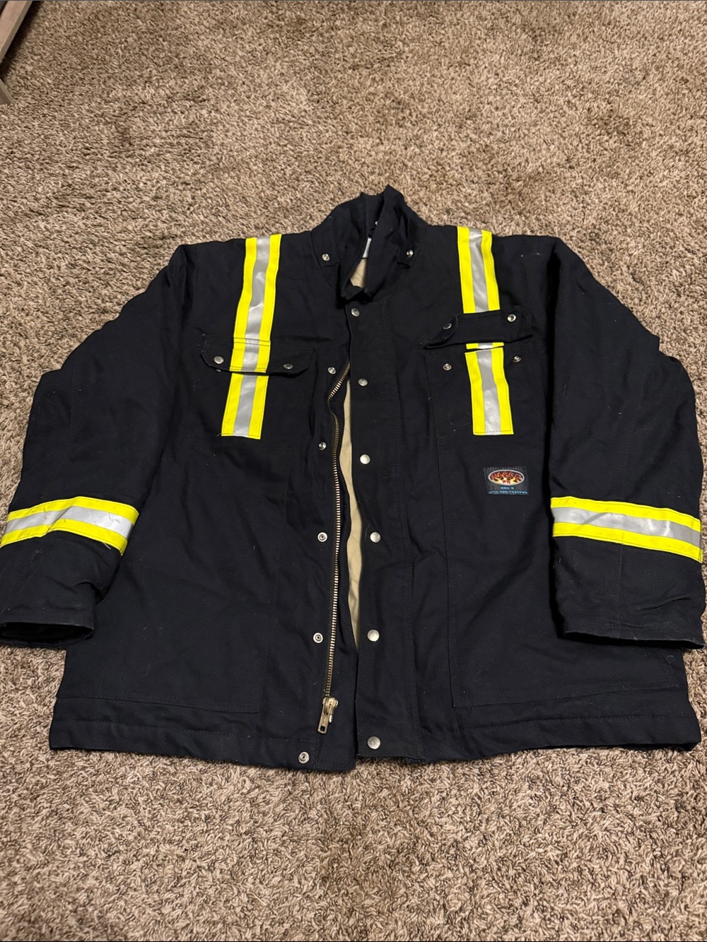 Rasco FR Men's Black High-Visibility Performance Work Jacket
